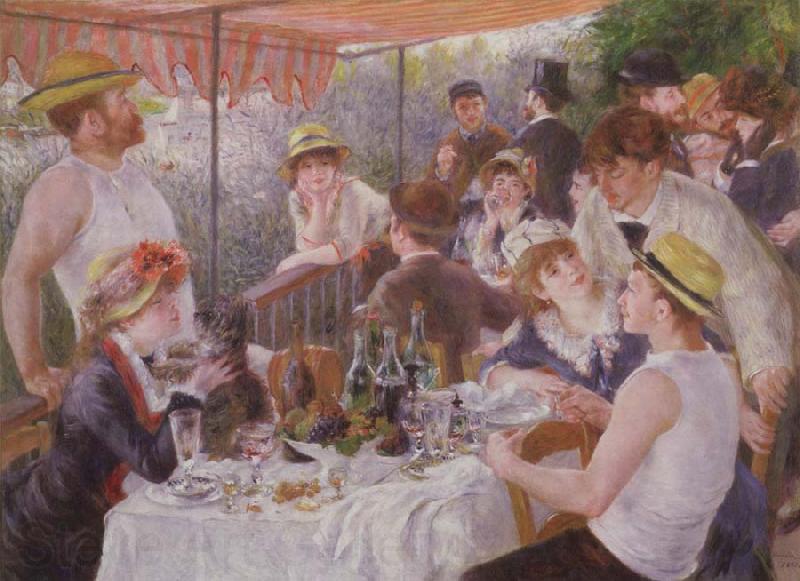 Pierre-Auguste Renoir Lucheon of the Boating Party France oil painting art